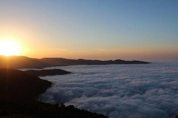 خصیل دشت ؛ روستایی زیبا در میان ابرها